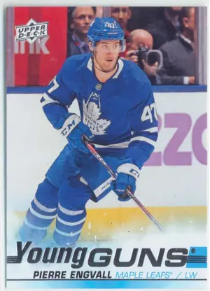 2019-20 UPPER DECK - PIERRE ENGVALL #476 YOUNG GUNS