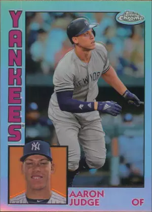 2019 Topps Chrome - Aaron Judge #84TC-1 1984 Topps Baseball Refractor