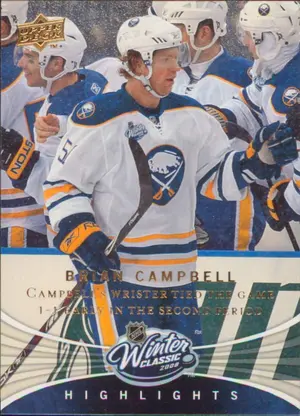 2008-09 UPPER DECK - BRIAN CAMPBELL #WC8 WINTER CLASSIC