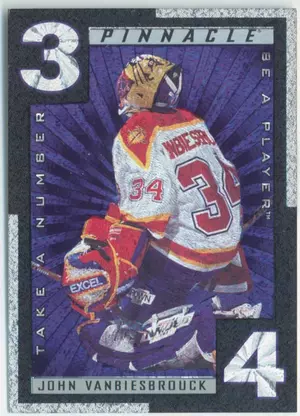 1997-98 BE A PLAYER - JOHN VANBIESBROUCK #TN6 TAKE A NUMBER