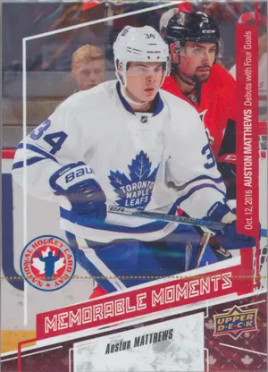 2016-17 NATIONAL HOCKEY CARD DAY IN CANADA - AUSTON MATTHEWS #CAN16