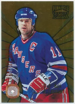 1996-97 PINNACLE ZENITH - MARK MESSIER #1 CHAMPION SALUTE