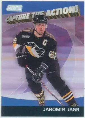 2000-01 STADIUM CLUB - JAROMIR JAGR #CA1 CAPTURE THE ACTION