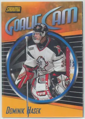 1999-00 STADIUM CLUB - DOMINIK HASEK #GC1 GOALIE CAM