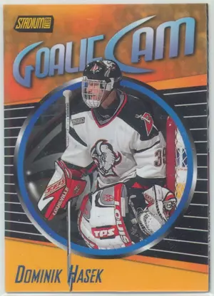 1999-00 STADIUM CLUB - DOMINIK HASEK #GC1 GOALIE CAM