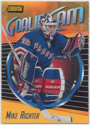 1999-00 STADIUM CLUB - MIKE RICHTER #GC5 GOALIE CAM