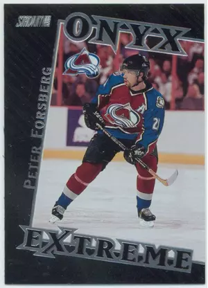 1999-00 STADIUM CLUB - PETER FORSBERG #OE2 ONYX EXTREME