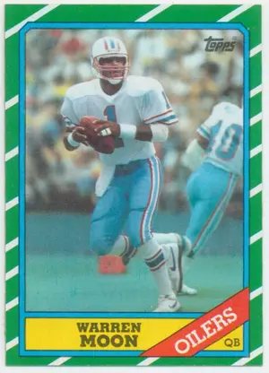 1986 Topps - Warren Moon #350