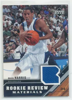 2005-06 Upper Deck - Devin Harris Rookie Review Materials #RRM-DE