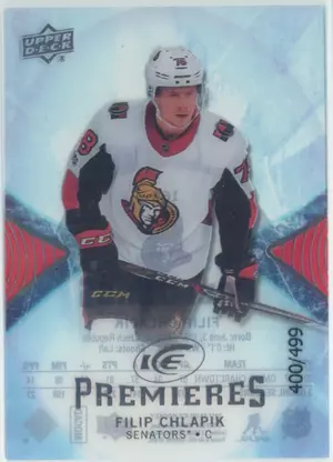 2017-18 ICE - FILIP CHLAPIK #168 ICE PREMIERES 400/499