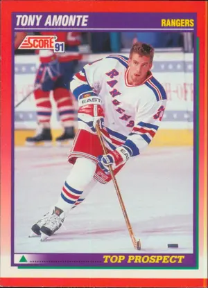1991-92 SCORE (CDN) - TONY AMONTE #288 ROOKIE