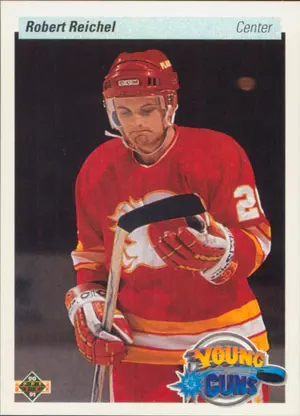 1990-91 UPPER DECK - ROBERT REICHEL #533 YOUNG GUNS