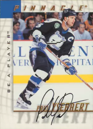 1997-98 BE A PLAYER - PAUL YSEBAERT #163 AUTOGRAPHS