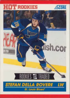 2010-11 SCORE - STEFAN DELLA ROVERE #637 ROOKIE