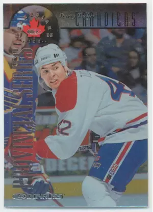 1997-98 DONRUSS CANADIAN ICE - DARCY TUCKER #111 PROVINCIAL SERIES 264/750