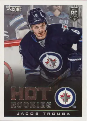 2013-14 SCORE - JACOB TROUBA #698 HOT ROOKIES