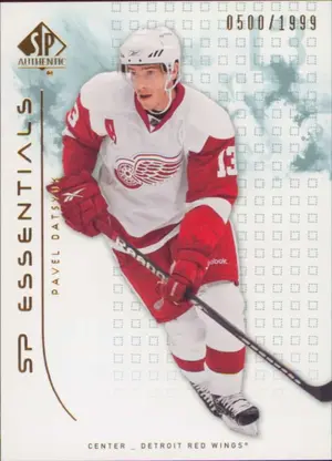 2009-10 SP AUTHENTIC - PAVEL DATSYUK #144 SP ESSENTIALS 500/1999