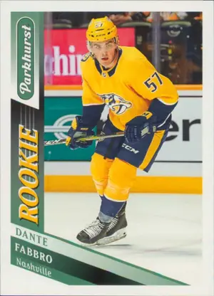 2019-20 PARKHURST - DANTE FABBRO #291 ROOKIE