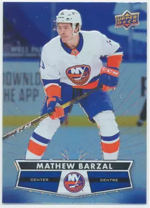 2021-22 TIM HORTONS - MATHEW BARZAL #13