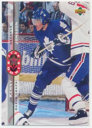 1994-95 UPPER DECK - KENNY JONSSON #238 STAR ROOKIE