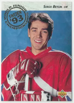 1993-94 UPPER DECK - SERGEI BRYLIN #276 WORLD JUNIOR CHAMPIONSHIP RC