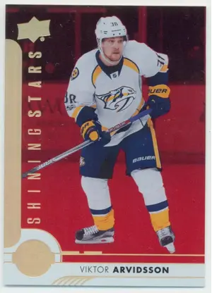 2017-18 UPPER DECK - VIKTOR ARVIDSSON #SSL-10 SHINING STARS RED
