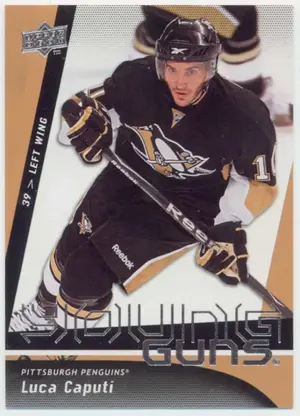 2009-10 UPPER DECK - LUCA CAPUTI #218 YOUNG GUNS
