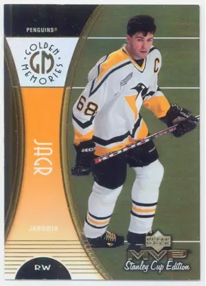 1999-00 MVP STANLEY CUP EDITION - JAROMIR JAGR #GM9 GOLDEN MEMORIES