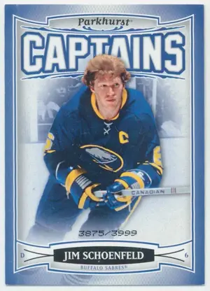 2006-07 PARKHURST - JIM SCHOENFELD #165 CAPTAINS 3875/3999⚠️