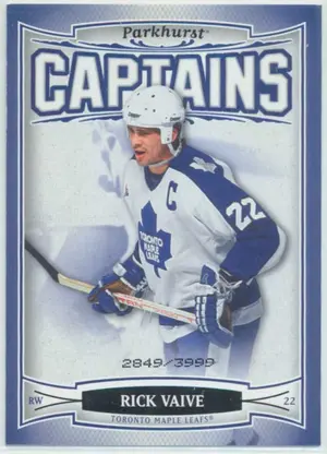 2006-07 PARKHURST - RICK VAIVE #210 CAPTAINS 2849/3999