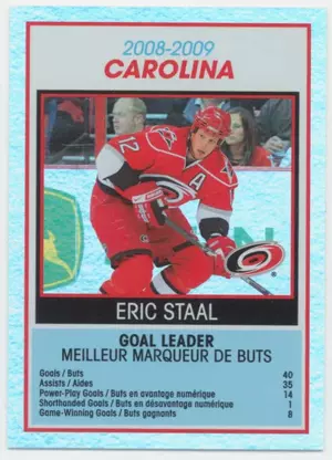 2009-10 O-PEE-CHEE - ERIC STAAL #TC6 TEAM CHECKLIST
