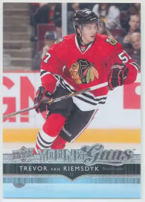 2014-15 UPPER DECK - TREVOR VAN RIEMSDYK #215 YOUNG GUNS