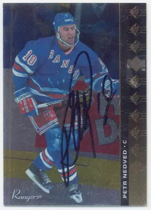 1994-95 UPPER DECK - PETR NEDVED #SP-141 AUTOGRAPH