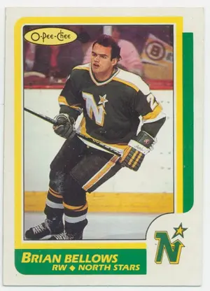 1986-87 O-PEE-CHEE - BRIAN BELLOWS #75