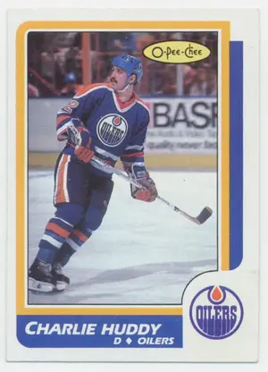 1986-87 O-PEE-CHEE - CHARLIE HUDDY #211
