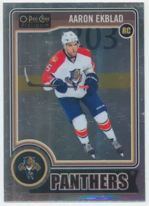 2014-15 O-PEE-CHEE PLATINUM - AARON EKBLAD #158 ROOKIE