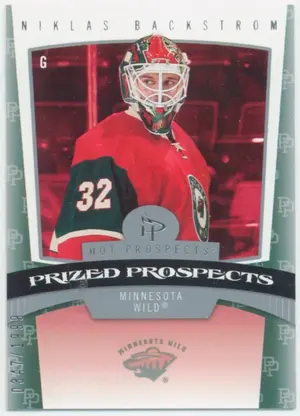 2006-07 HOT PROSPECTS - NIKLAS BACKSTROM #164 RC 347/1999