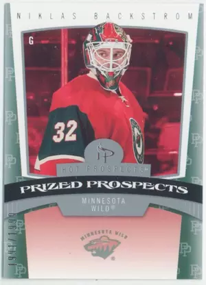 2006-07 HOT PROSPECTS - NIKLAS BACKSTROM #164 RC 1991/1999