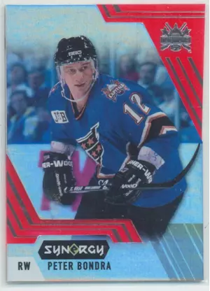 2020-21 SYNERGY - PETER BONDRA #74 LEGENDS RED (UNSCRATCHED)