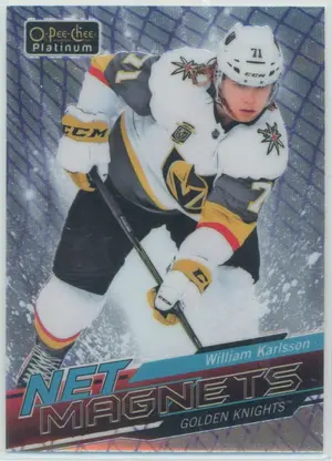 2018-19 O-PEE-CHEE PLATINUM - WILLIAM KARLSSON #NM-11 NET MAGNETS