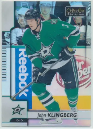 2017-18 O-PEE-CHEE PLATINUM - JOHN KLINGBERG #58 RAINBOW