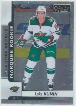2017-18 O-PEE-CHEE PLATINUM - LUKE KUNIN #178 ROOKIE