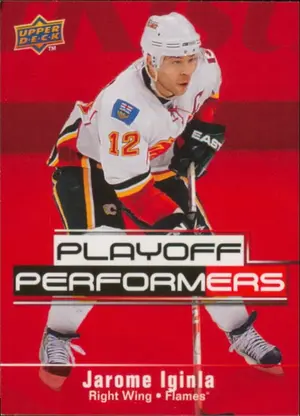 2009-10 UPPER DECK - JAROME IGINLA #PP5 PLAYOFF PERFORMERS