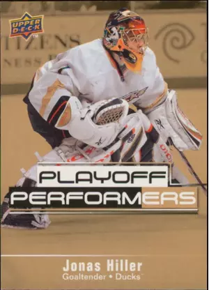 2009-10 UPPER DECK - JONAS HILLER #PP7 PLAYOFF PERFORMERS