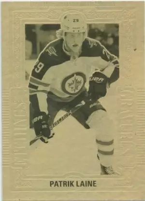 2018-19 TIM HORTONS - PATRIK LAINE #GE-4 GOLD ETCHINGS