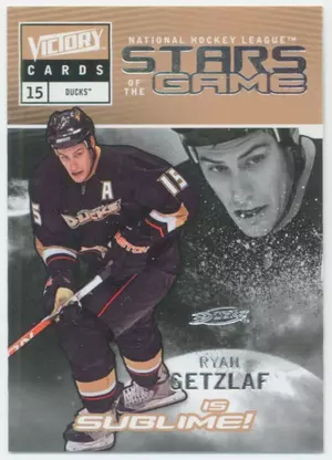 2009-10 VICTORY - RYAN GETZLAF #SG41 STARS OF THE GAME