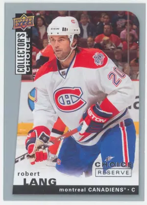 2008-09 COLLECTOR'S CHOICE - ROBERT LANG #159 CHOICE RESERVE