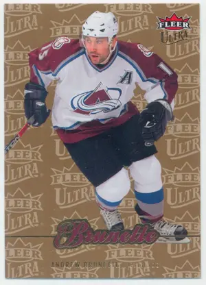 2007-08 FLEER ULTRA - ANDREW BRUNETTE #150 GOLD MEDALLION