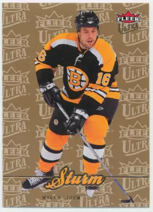 2007-08 FLEER ULTRA - MARCO STURM #187 GOLD MEDALLION