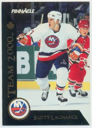1992-93 PINNACLE (CDN) - SCOTT LACHANCE #6 TEAM 2000
